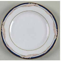 Golden Swirl Bread and Butter Plate