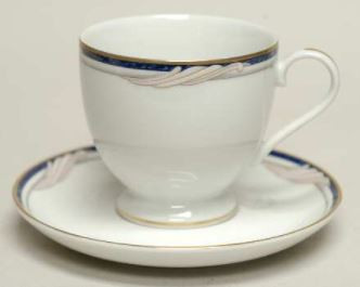 Golden Swirl Cup and Saucer
