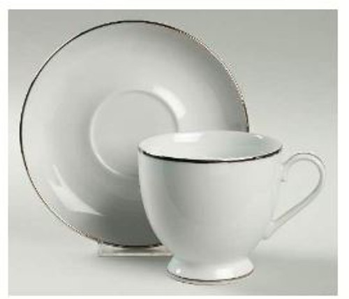 Hallmark Platinum Gorham Cup And Saucer Hallmark Platinum Gorham Cup And Saucer