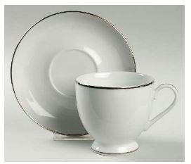 Hallmark Platinum Cup and Saucer