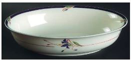 Melon Bud Oval Vegetable or Serving Bowl