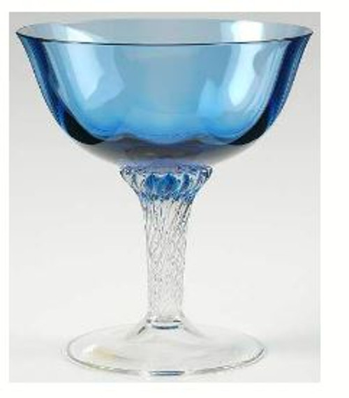 Occette Blue Gorham Sherbet