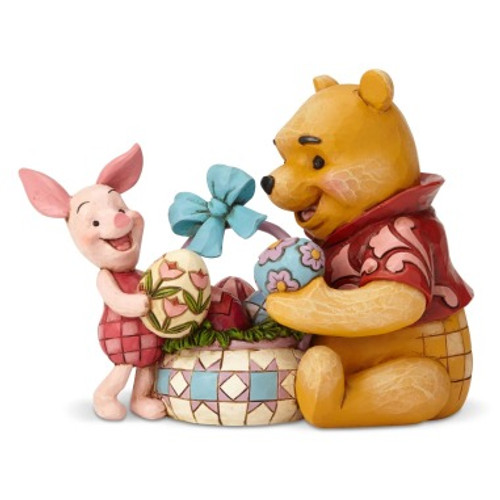 Pooh And Piglet Easter - Jim Shore Collectible