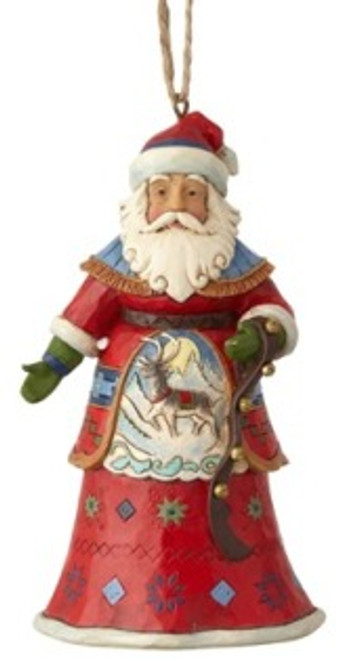 Laplander Santa With Strap Jim Shore Collectible