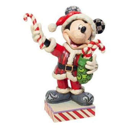 Disney Traditions  Santa Mickey With Candy   Jim Shore