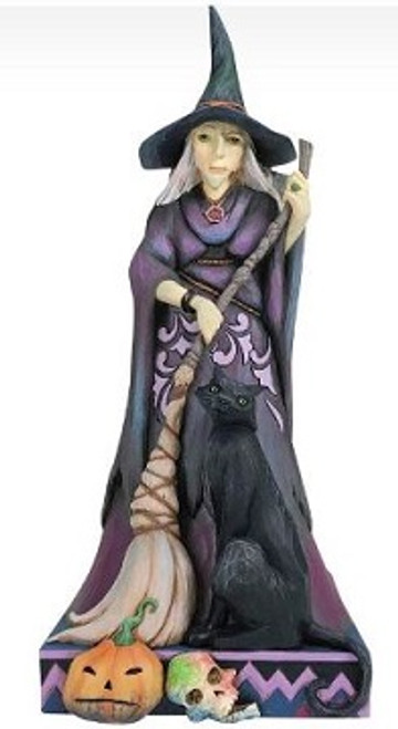Two Sided Witch Way Figurine