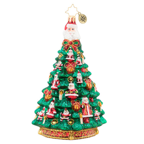 Santa Christmas Tree Ornament - Christopher Radko Ornament