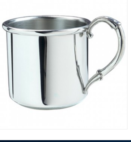 Pewter Straight Baby Cup  Salisbury Pewter