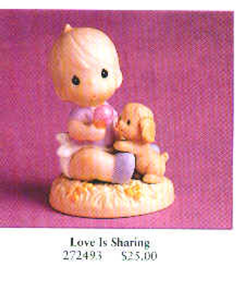 Love Is Sharing Precious Moments Retired