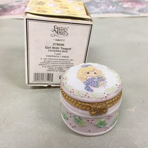 Girl With Teapot Box - Precious Moments