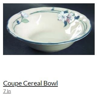 Apple Blossom Round Soup Cereal Bowl
