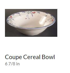 Berry Grove Round Soup Cereal Bowl