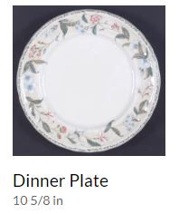 Floral Bay Dinner Plate