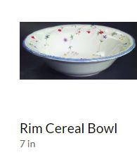 Oakbrook Round Soup Cereal Bowl