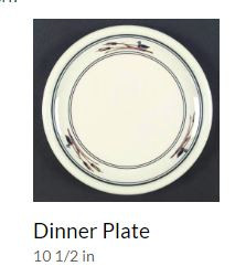 Pollo Dinner Plate