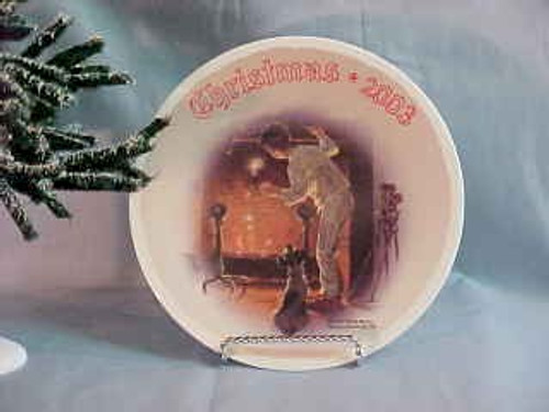 Waiting For Santa #1578A Bradford Exchange Collector Plate Waiting For Santa #1578A Bradford Exchange Collector Plate