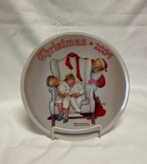 Tired Of Waiting  Rockwell Classic Bradford Exchange Plate