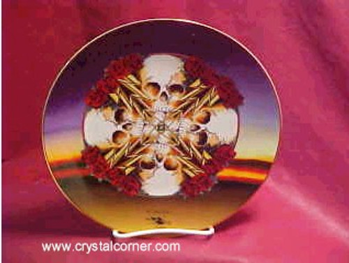 Lightening Rose # 4501A Bradford Exchange Collector Plate