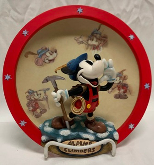 Alpine Mickey #2314A Bradford Exchange Collector Plate