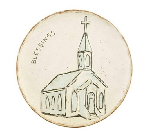 Church Blessing Platter Mud Pie
