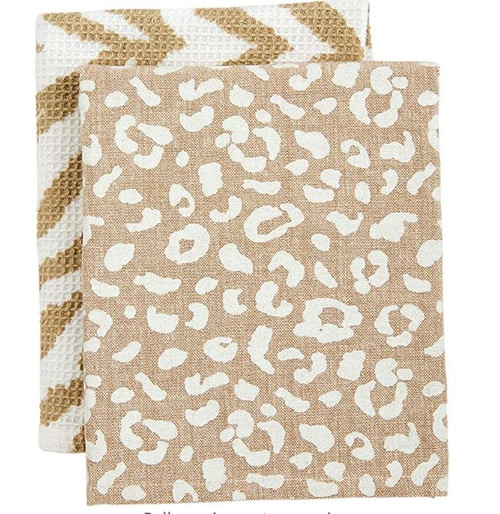 Leopard Zebra  Towel Set  By Mud Pie