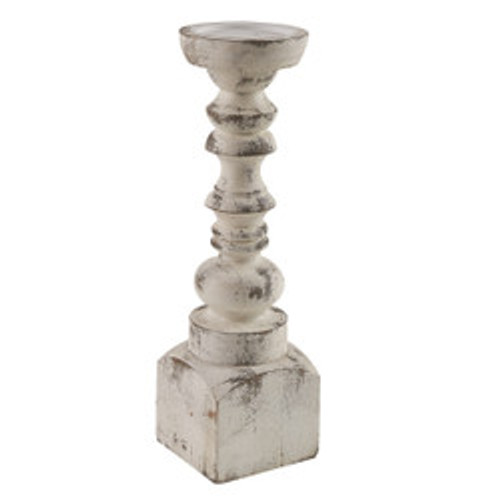 Brighton Wood Candlestick 15 Inch Park Disigns