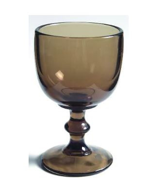 Hoffman Brown Water Goblet