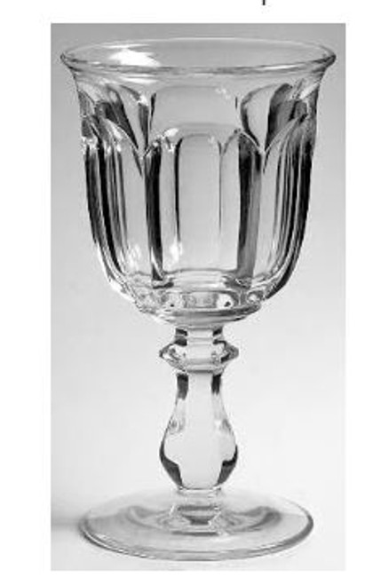 Old Williamsburg Imperial  Clear Water Goblet