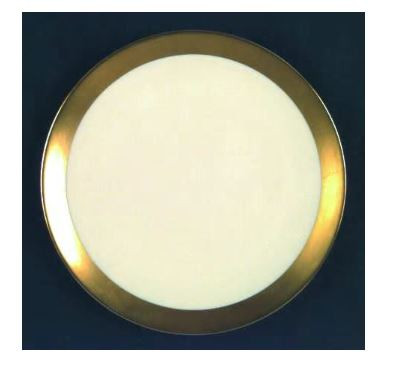 Marlo Gold Round Salad Plate