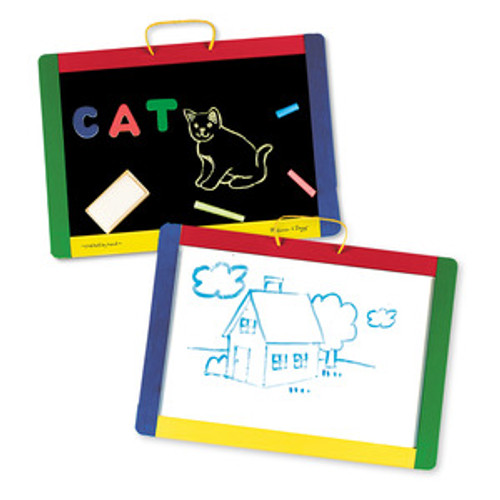 Magnetic Chalk And Dry Erase Board Melissa And Doug Wooden Toys