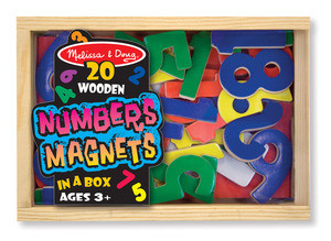 Magnetic Wooden Numbers Melis - Magnetic Wooden Numbers  Melissa and Doug Wooden Toys