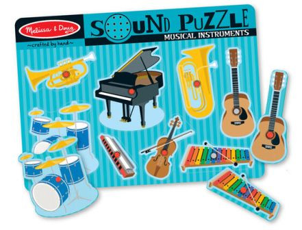 Melissa and Doug Musical Instr - Melissa and Doug Musical Instruments Sound Puzzle