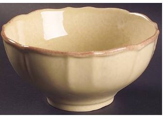 Impressions Buttercream Round Soup Cereal Bowl