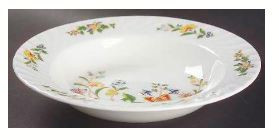 Cottage Garden Rim Soup or Pasta Bowl