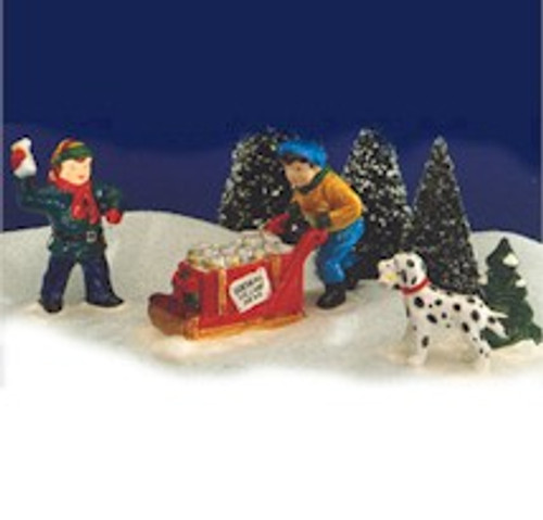 Early Morning Delivery Snow Village Department 56