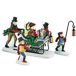 Dickens Village - Caroling With  Crcht Family