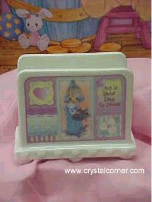 Girl With Flowers Letter Holder Retprecious Moments