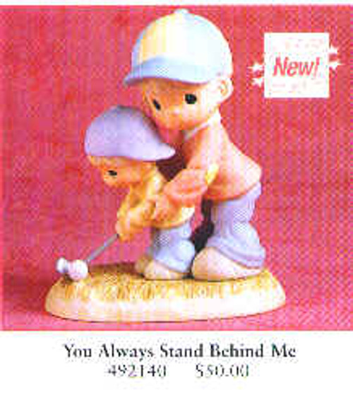 You Always Stand Behind Me Precious Moments Ret.