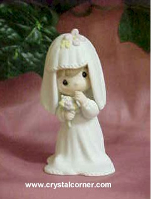 Brunette Bride Precious Moments Ret