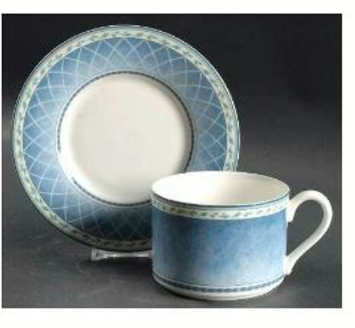 Country Blue Fitz And Floyd Cup and Saucer