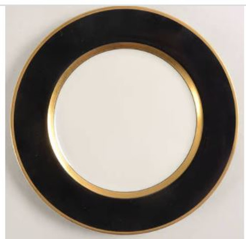 Renaissance Black On Buff Fitz And Floyd Salad Plate Renaissance Black On Buff Fitz And Floyd Salad Plate