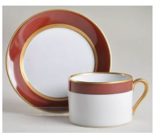 Rondelet Cinnabar  Fitz And Floyd Cup and Saucer
