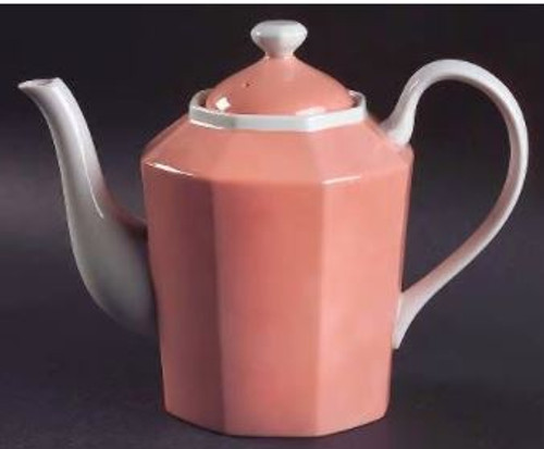 Rondelet Peach Fitz And Floyd Teapot