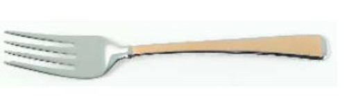 Tristan Ii Gold Frosted Salad Fork