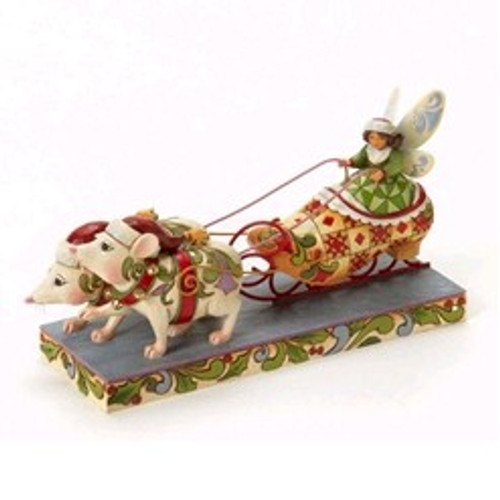 Good Tiding In Toe Fairy Figur