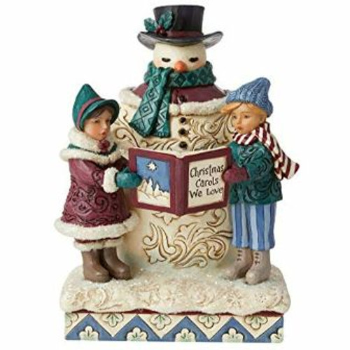 Snowman With Carolers Jim Shore Collectible