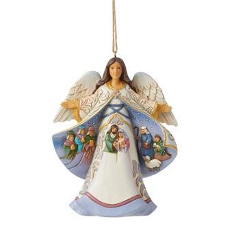 Angel Nativity Scene Ornament - Jim Shore Collectible