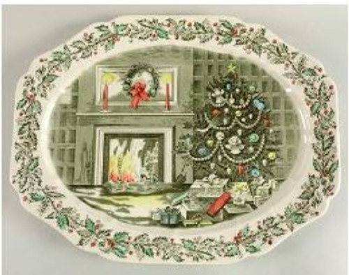 Merry Christmas Johnson  Brothers Large Platter