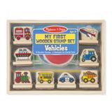 MY FIRST WOODEN STAMP SET MELI - MY FIRST WOODEN STAMP SET MELISSA AND DOUG WOODEN TOYS  *