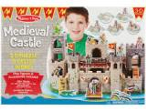 Medieval Castle 3D Puzzle Melissa And Doug Wooden Toys
